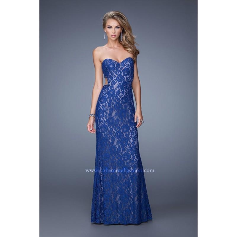My Stuff, La Femme 20750 Lace Formal Dress - Brand Prom Dresses|Beaded Evening Dresses|Charming Part