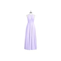 Lilac Azazie Bridget - Back Zip Chiffon Scoop Floor Length - Cheap Gorgeous Bridesmaids Store