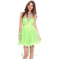 Lime Mini Dress by Clarisse 2213 - Bonny Evening Dresses Online