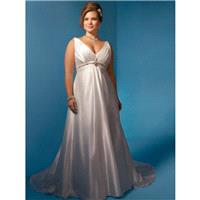 Charming Taffeta V-neck Empire Wedding Dresses With Jewelry In Canada Wedding Dress Prices - dressos