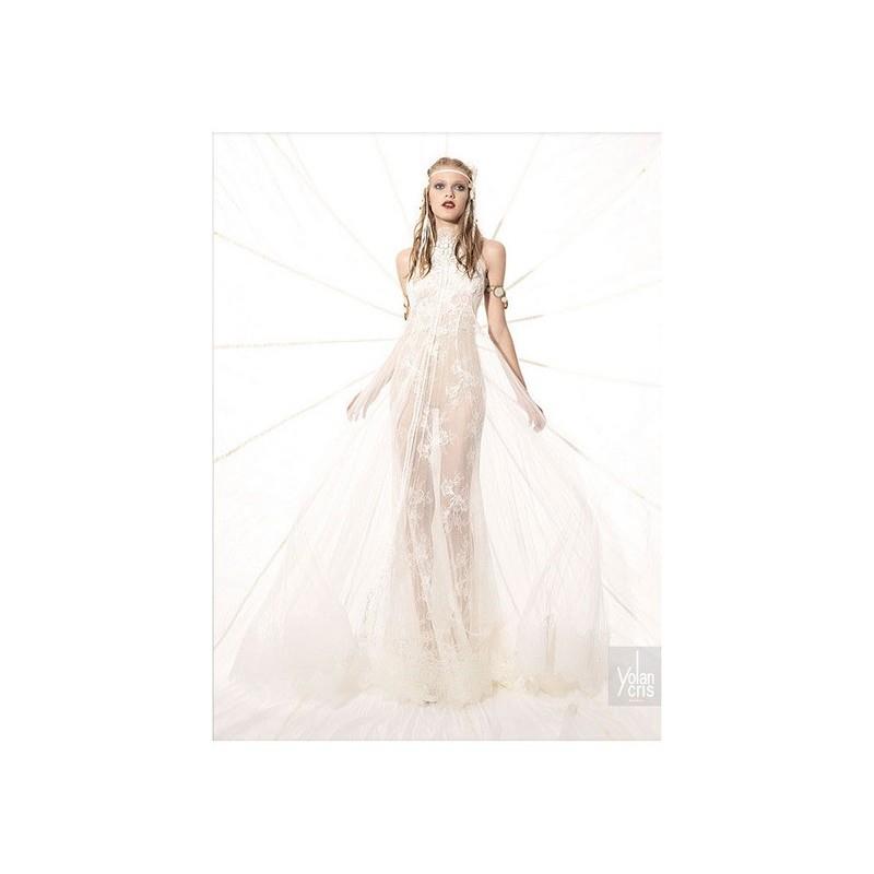 My Stuff, Vestido de novia de YolanCris Modelo Marla - 2015 Princesa Halter Vestido - Tienda nupcial