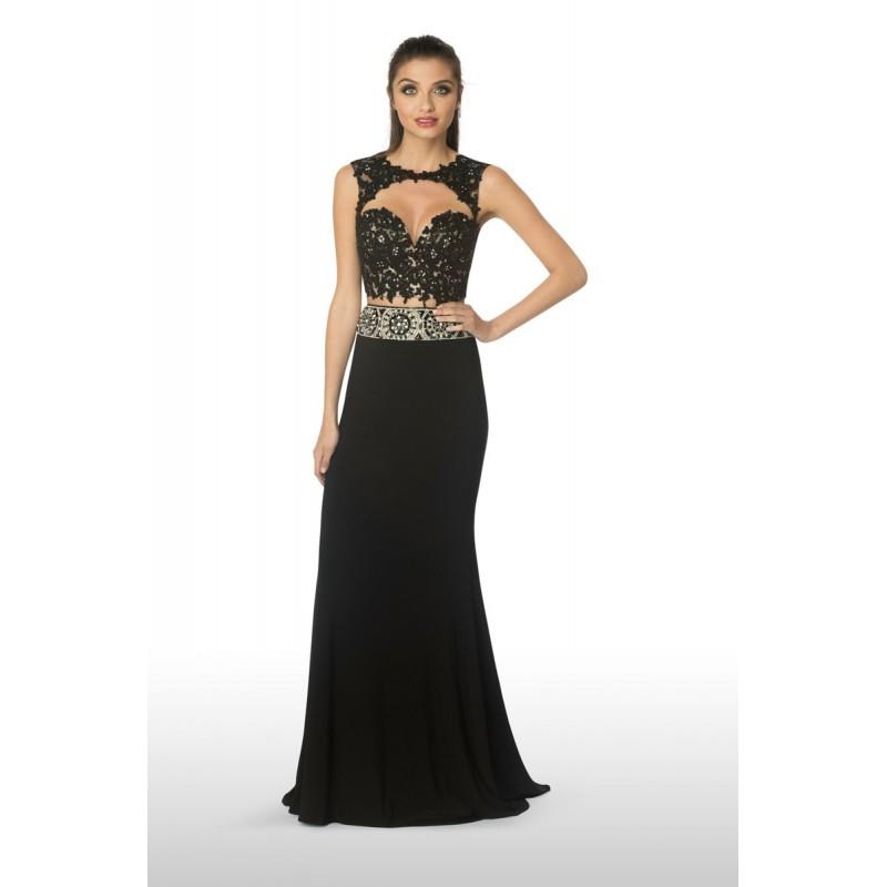 My Stuff, 2Cute Prom 65150 Black,Aqua Dress - The Unique Prom Store