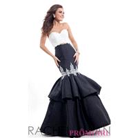 Mermaid Style Rachel Allan Long Strapless Prom Dress - Discount Evening Dresses |Shop Designers Prom