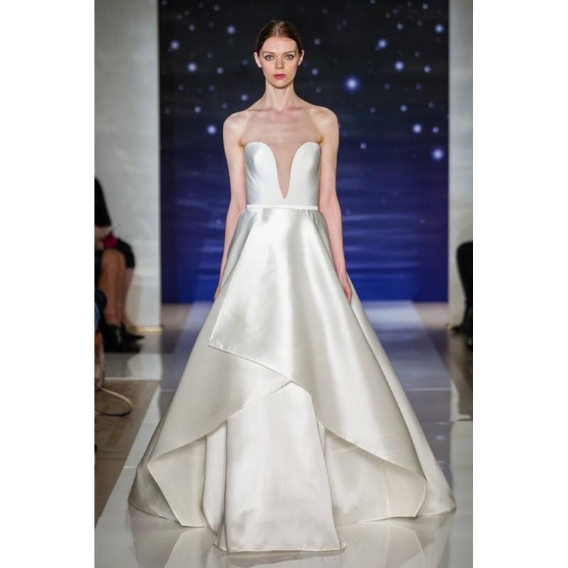 My Stuff, Look 8 by Reem Acra - V-neck A-line Floor length Sleeveless Dress - 2017 Unique Wedding Sh