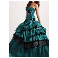 Stunning Taffeta & Organza Sweetheart Occasion Dress - overpinks.com