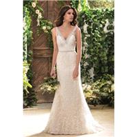 Style F181055 by Jasmine Collection - Gold  Ivory  White  Blush Lace Low Back  V-Back Floor Straps