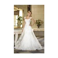 Charming A-line Straps Beading&Sequins Lace Sweep/Brush Train Tulle Wedding Dresses - Dressesular.co