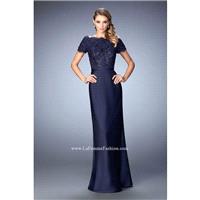 Dark Blue La Femme Evening 21962 La Femme Evening - Rich Your Wedding Day