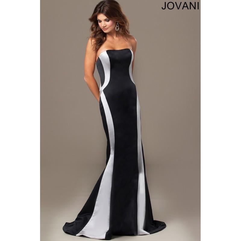 My Stuff, Jovani 23801 Evening Dress Two-Tone Satin - Social and Evenings Jovani Dress - 2017 New We