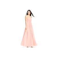 Coral Azazie Yazmin - Floor Length Back Zip Sweetheart Chiffon Dress - Cheap Gorgeous Bridesmaids St