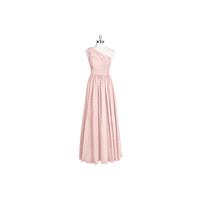 Dusty_rose Azazie Nora - One Shoulder Back Zip Floor Length Chiffon Dress - Cheap Gorgeous Bridesmai