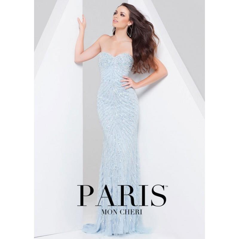 My Stuff, Paris by Mon Cheri 115706 Strapless Evening Gown - 2017 Spring Trends Dresses|Beaded Eveni