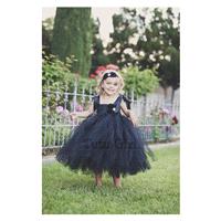 Black Tulle Dress, Black Flower Girl Dress, Flower Girl Dress, Tulle Flower Girl Dress, Black Dress