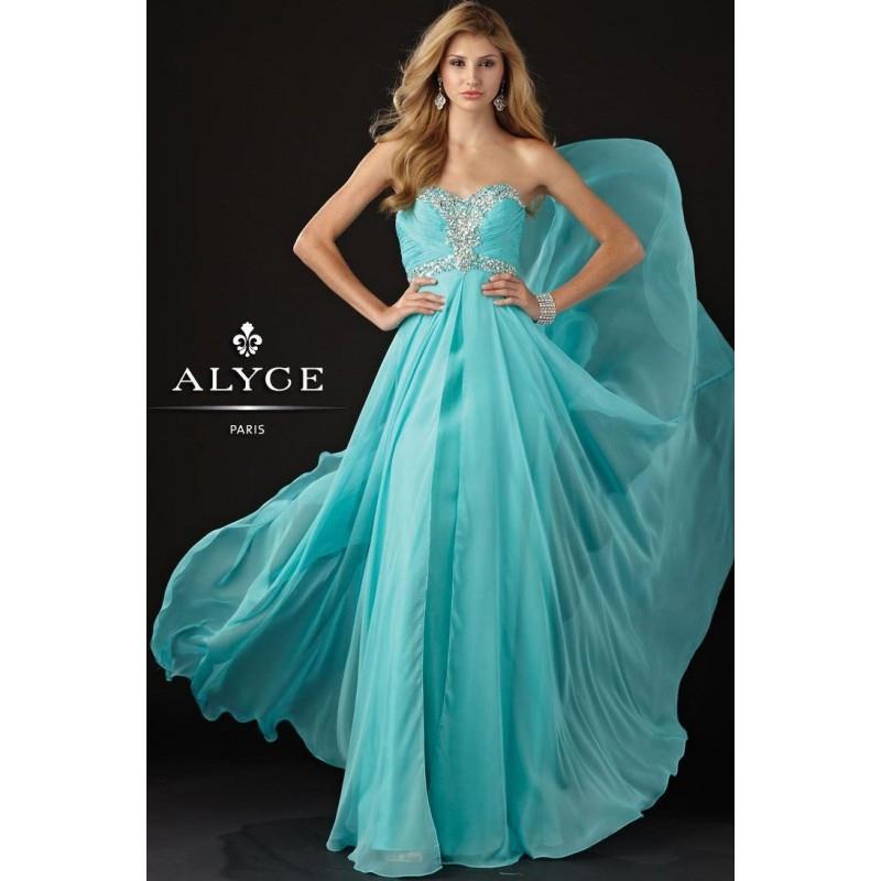 My Stuff, Alyce 6925 Strapless Chiffon Evening Gown Website Special - 2017 Spring Trends Dresses|Bea