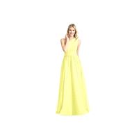 Daffodil Azazie Molly - Floor Length Chiffon One Shoulder Back Zip Dress - Charming Bridesmaids Stor