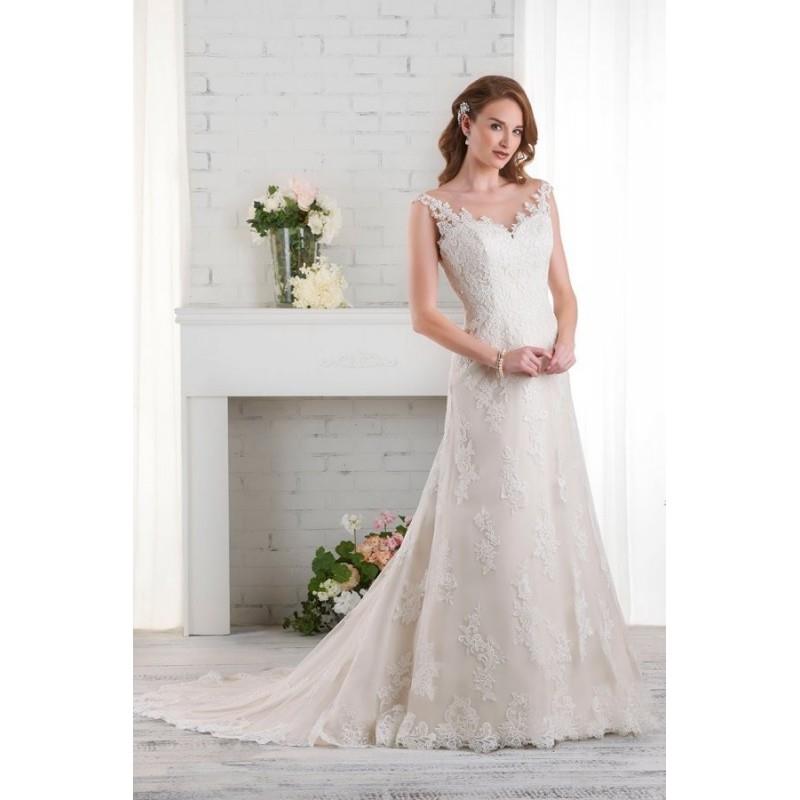 My Stuff, Style 524 by Bonny Bridal - Floor length Cathedral LaceTulle Sweetheart A-line Dress - 201