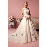 Eternity Bride Style AC504 by Art Couture - Ivory  White Beaded  Organza Floor Sweetheart  High  Ill