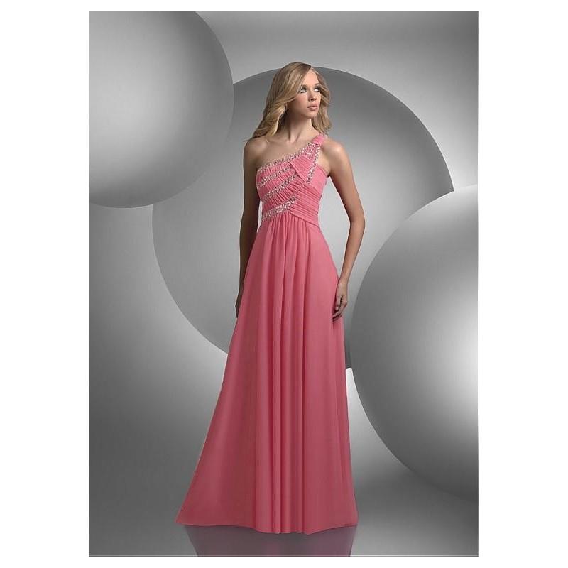 My Stuff, Fabulous Chiffon A-line One Shoulder Floor-Length A-line Evening / Prom Dresses - overpink