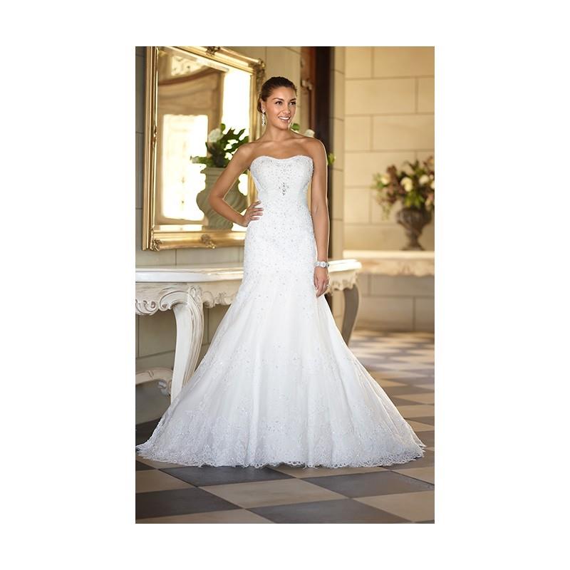 My Stuff, Exquisite Trumpet/Mermaid Strapless Beading&Sequins Lace Sweep/Brush Train Wedding Dresses