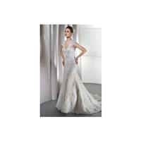 Demetrios 1449 - Spring 2013 Full Length Sheath Demetrios Ivory V-Neck - Nonmiss One Wedding Store