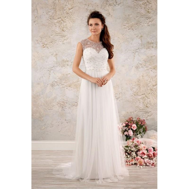 wedding, Style 8555 by Alfred Angelo Modern Vintage Bridal Collection - A-line Sleeveless Net Sweeth