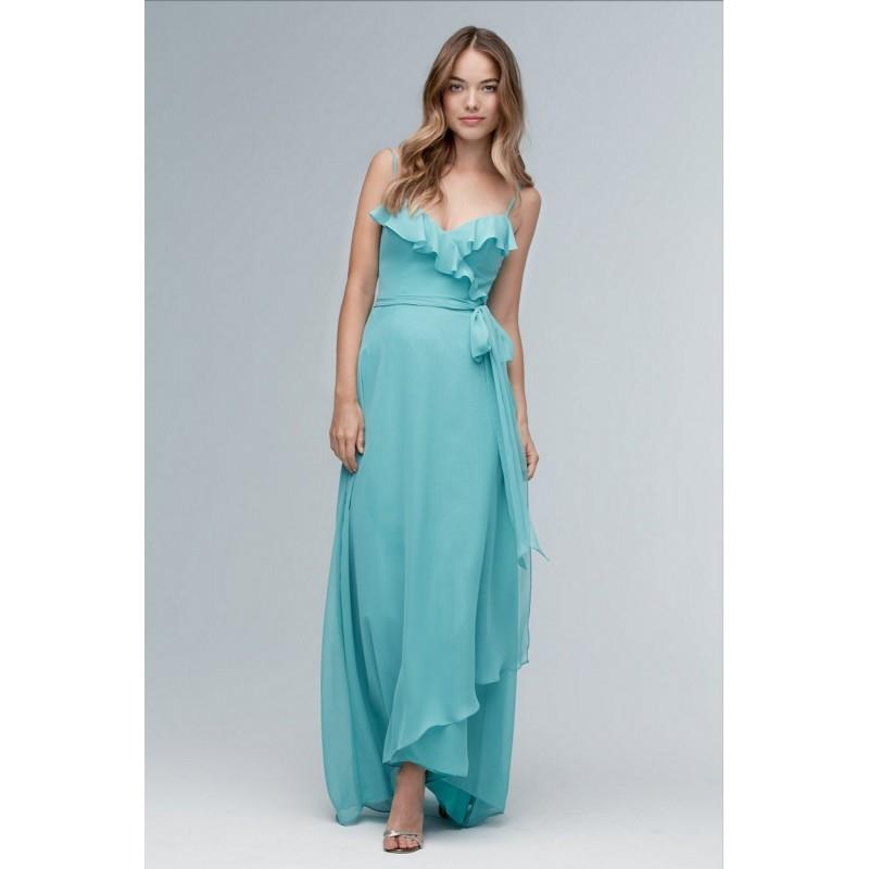 My Stuff, WTOO 105 Bridesmaid Dress - Long WTOO Spaghetti Strap, Sweetheart Bridesmaids A Line, Natu