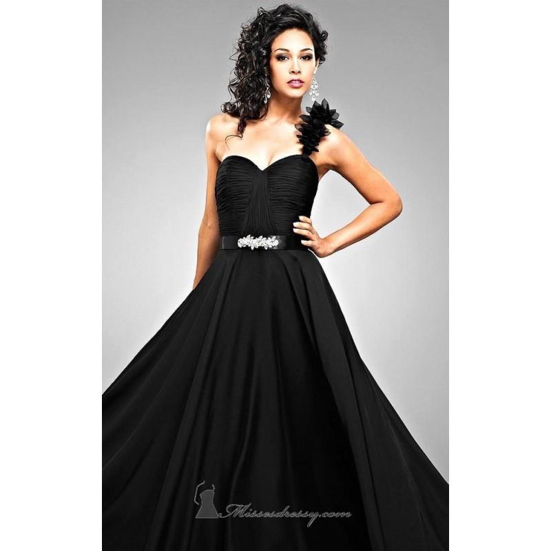 wedding, Fitted Bodice Romantic Chiffon Dress By Landa Designs Signature Pageant - Cheap Discount Ev