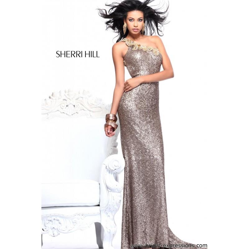 My Stuff, Sherri Hill 21031 Sequin Open Back Prom Dress - Crazy Sale Bridal Dresses|Special Wedding