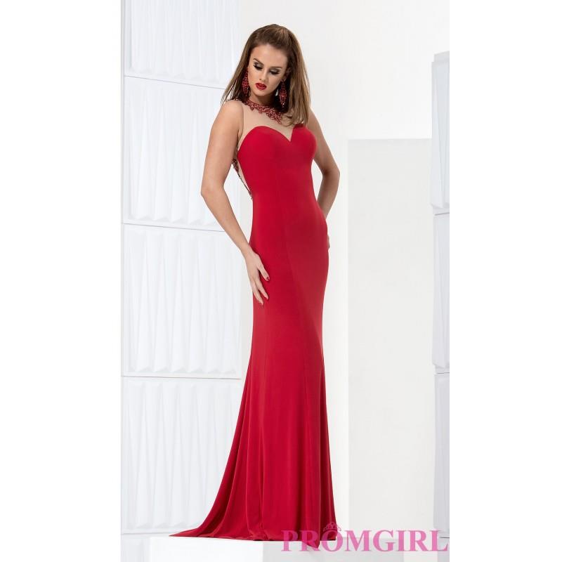 My Stuff, High Neck Sweetheart Illusion Dress - Discount Evening Dresses |Shop Designers Prom Dresse