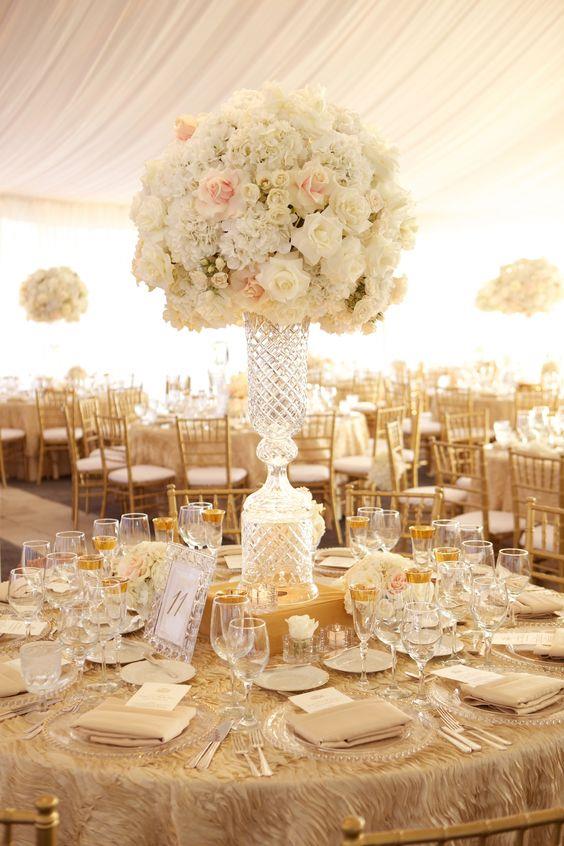Tables and Floral Arrangements