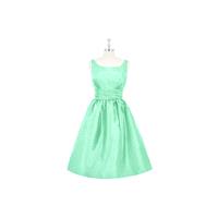 Turquoise Azazie Kira - Taffeta Scoop Scoop Knee Length Dress - Cheap Gorgeous Bridesmaids Store