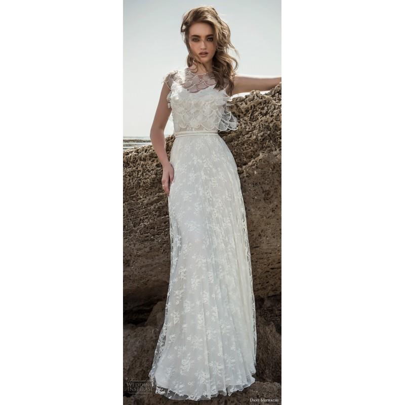 My Stuff, Dany Mizrachi 2018 DM74/17- F/W Illusion Elegant Dress For Bride Illusion Elegant Dress Fo