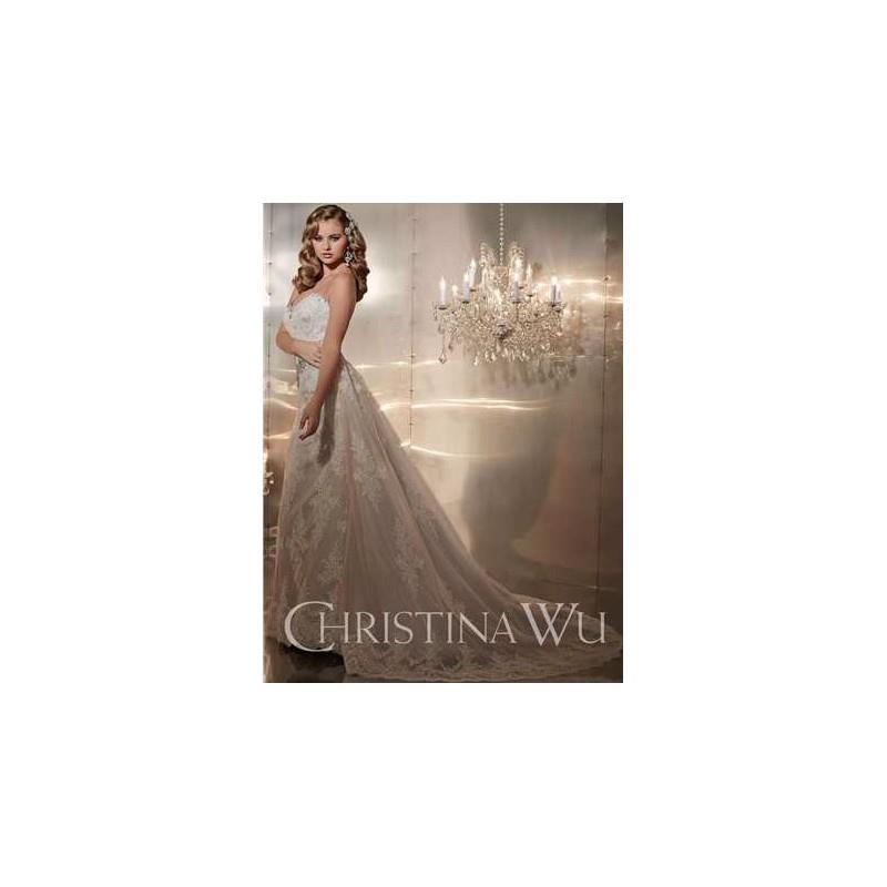 My Stuff, Christina Wu Wedding Dress Style No. 15558 - Brand Wedding Dresses|Beaded Evening Dresses|