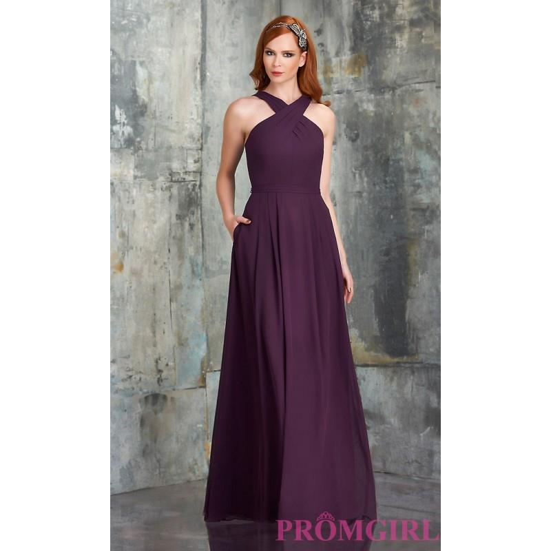 wedding, Cross Halter Bridesmaid Dress by Bari Jay - Brand Prom Dresses|Beaded Evening Dresses|Uniqu