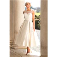 Style E17818 by Special Day European Collection - Ivory  White Satin Tea Sweetheart  Illusion A-Line