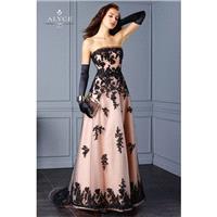 Black/Blush Alyce Black Label 5699 Alyce Paris Black Label - Rich Your Wedding Day