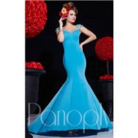 Peach Panoply 14696 - Mermaid Jersey Knit Dress - Customize Your Prom Dress