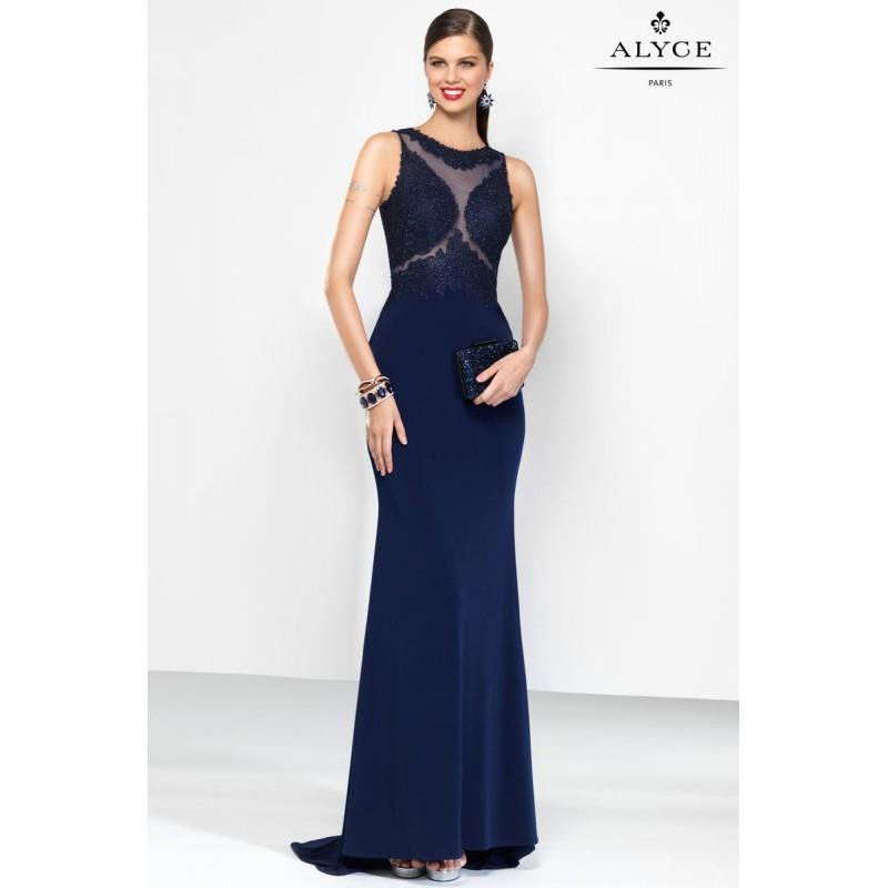 My Stuff, Navy Alyce Black Label 5795 Alyce Paris Black Label - Rich Your Wedding Day