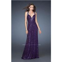 Nude La Femme 18421 - Open Back Sequin Dress - Customize Your Prom Dress