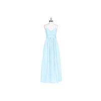 Sky_blue Azazie Paola - Sweetheart Floor Length Back Zip Chiffon Dress - Charming Bridesmaids Store