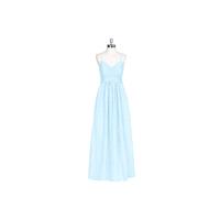 Sky_blue Azazie Paola - Sweetheart Floor Length Back Zip Chiffon Dress - Charming Bridesmaids Store