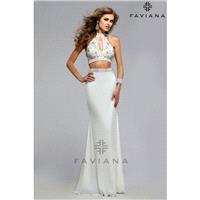 Ivory Faviana Glamour S7719 Faviana Glamour - Rich Your Wedding Day