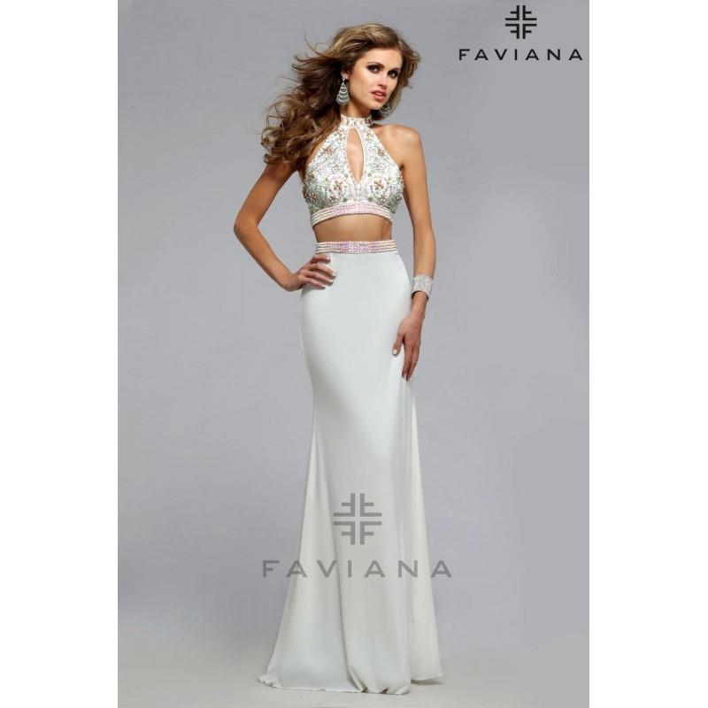 My Stuff, Ivory Faviana Glamour S7719 Faviana Glamour - Rich Your Wedding Day