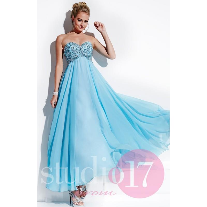wedding, Pink/White Studio 17 12512 - Chiffon Dress - Customize Your Prom Dress