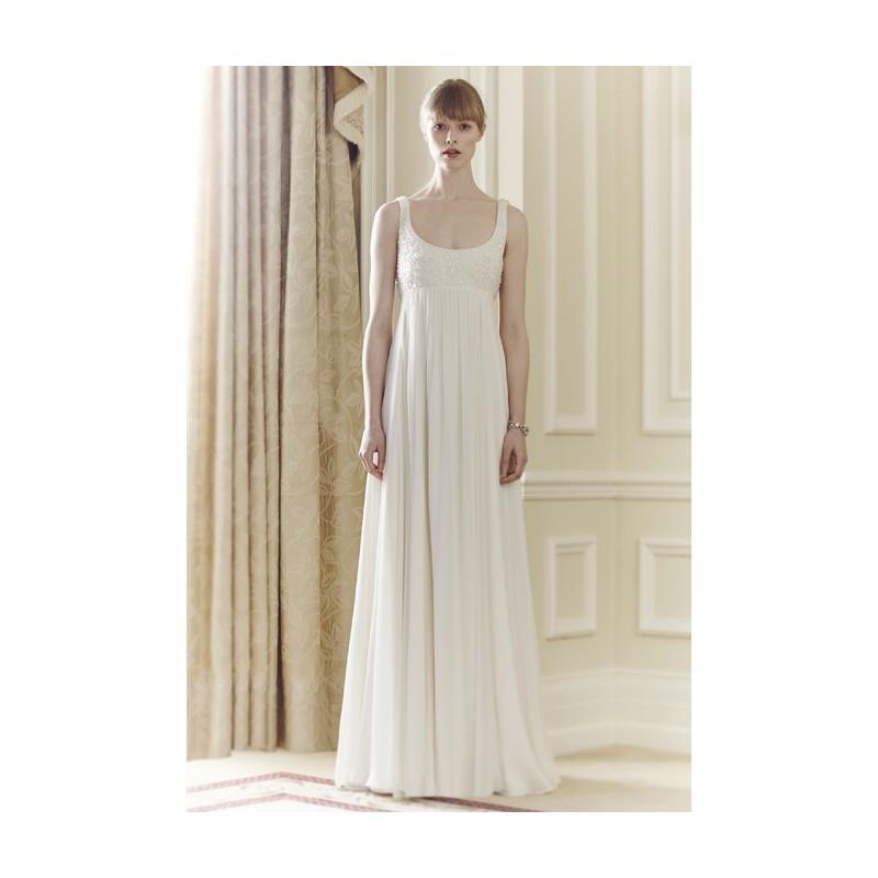 My Stuff, Jenny Packham - Spring 2014 - Claudia Embellished Empire Wedding Dress - Stunning Cheap We