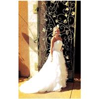 Rustic Wedding Dress Handmade to Your Measurements with French Lace and Sash featuring Stunning Trai