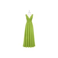 Clover Azazie Hillary - Chiffon Floor Length V Back V Neck Dress - Charming Bridesmaids Store