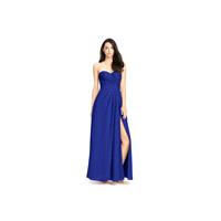 Royal_blue Azazie Arabella Allure - Floor Length Sweetheart Chiffon Back Zip Dress - Cheap Gorgeous