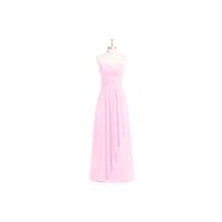 Candy_pink Azazie Faye - Chiffon Back Zip Sweetheart Floor Length Dress - Charming Bridesmaids Store
