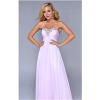 Baby Pink Beaded Empire Gown by Nina Canacci - Color Your Classy Wardrobe